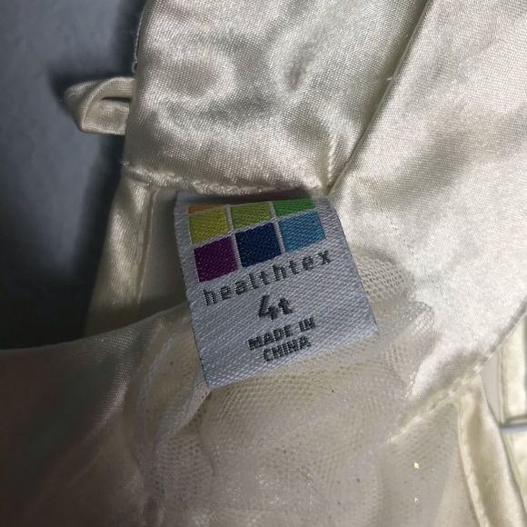 Girls healthtex gold ruffle dress 4T - Picture 5 of 5